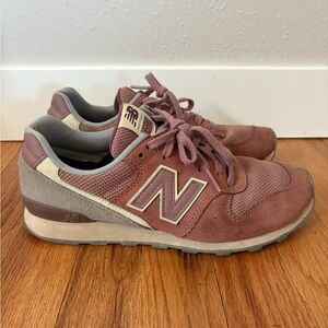 New Balance Pink and Gray Sneakers